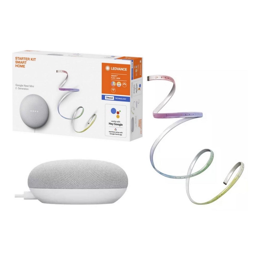 Ledvance - Viedais skaļrunis Google Nest Mini + LED strip 1,8m SMART+ LED/10W/230V