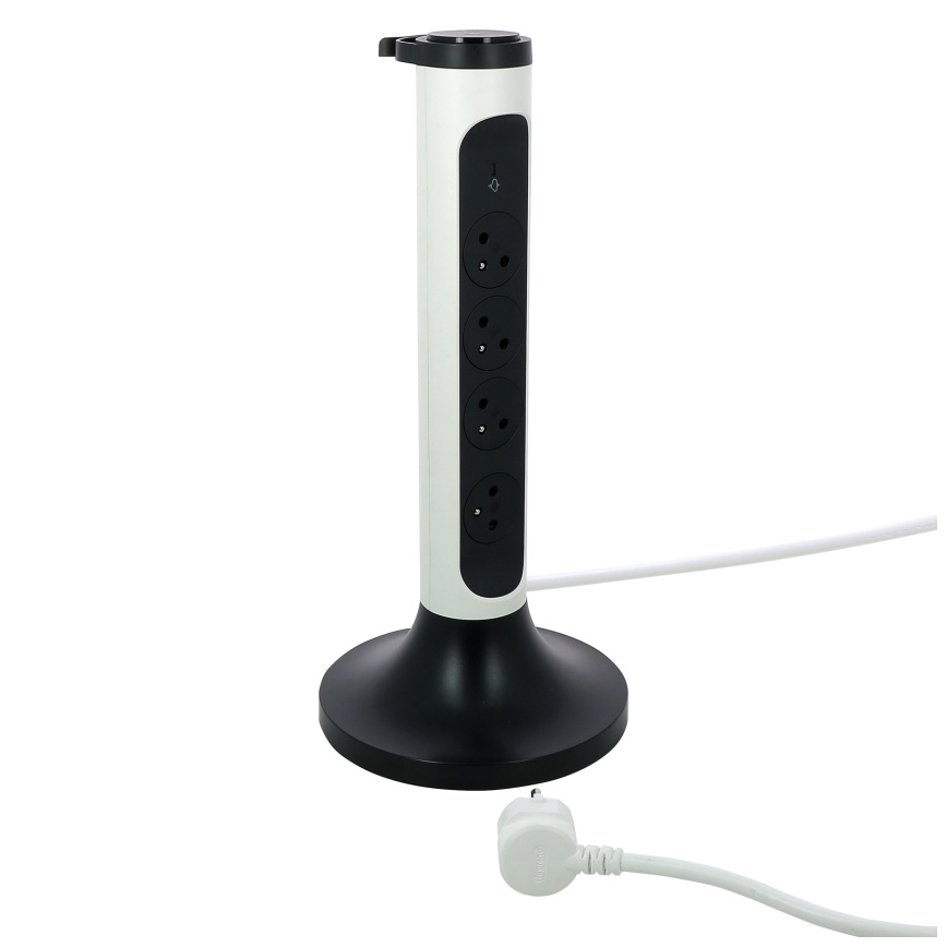 Legrand 049410 - Kontaktligzdas kolonna 230V/16A, 4x2P+T 2m