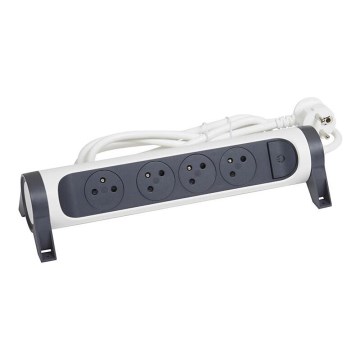 Legrand 049459 - Pagarinātāja vads ar slēdzi 4Z Tips E 3m