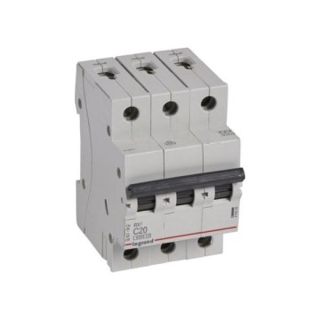 Legrand - 3-polu automāts RX3 3P C 20A 6000A