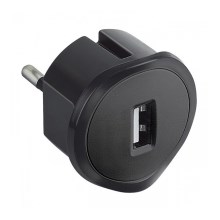 Legrand 50681 - USB Iespraužams adapteris 230V/1,5A melns