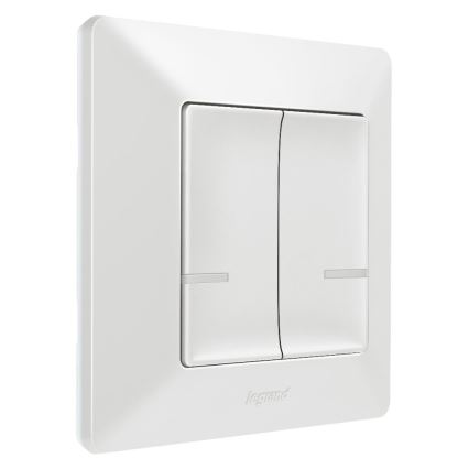 Legrand 752187- Viedais 2 pogu bezvadu slēdzis VALENA 1xCR2032 Wi-Fi IP40