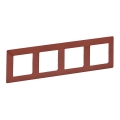Legrand 754074 - Rāmis slēdzēm VALENA LIFE 4P, ķieģeļu krāsa