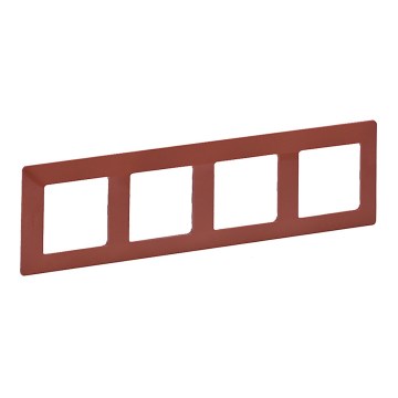 Legrand 754074 - Rāmis slēdzēm VALENA LIFE 4P, ķieģeļu krāsa
