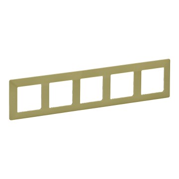 Legrand 754085 - Slēdža rāmis VALENA LIFE 5P zaļš