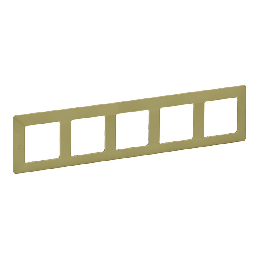 Legrand 754085 - Slēdža rāmis VALENA LIFE 5P zaļš