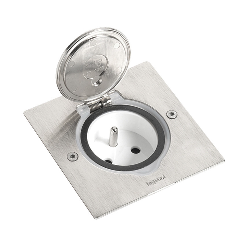 Legrand 89700 - Grīdas ligzdas rāmis PLATINUM 2M IP44 nerūsējošs