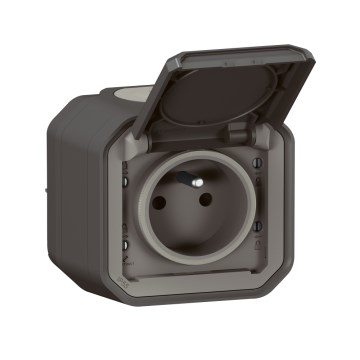 Legrand - Āra kontaktligzda PLEXO 250V IP55 antracīta