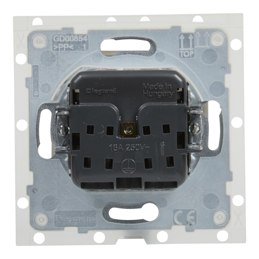 Legrand - Āra mājas kontaktligzda bez rāmja NILOE STEP 250V IP44 balta