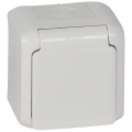 Legrand - Āra sienas kontaktligzda FORIX 250V IP44 balta