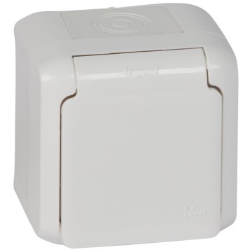 Legrand - Āra sienas kontaktligzda FORIX 250V IP44 balta