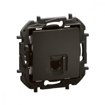 Legrand - Ethernet ligzda RJ45 bez rāmja NILOE melna