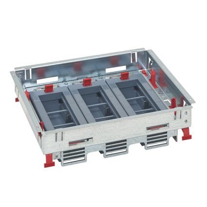 LEGRAND - Grīdas kaste dubultajām grīdām 18 moduļi (9 ierīces 45x45)