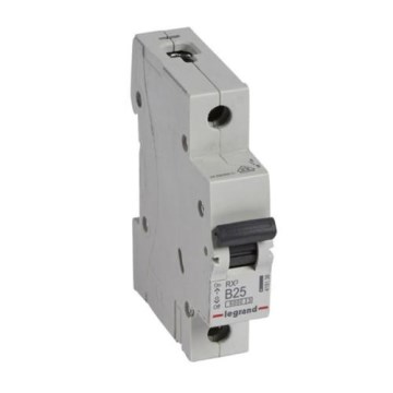 Legrand - Modulārais vienpolu automāts RX3 1P B 25 A 6000 A