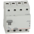 Legrand - Noplūdes strāvas aizsardzības slēdzis 4 polu RX3 4P 40 A 30 mA AC
