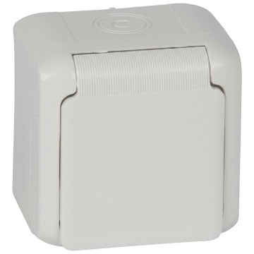Legrand - Sienas kontaktligzda FORIX 250V IP44 balta
