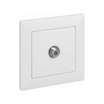Legrand - TV kontaktligzda ar rāmi SUNO balta