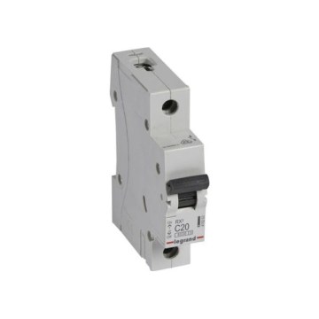 Legrand - Vienpolu automāts RX3 1P C 20A 6000A