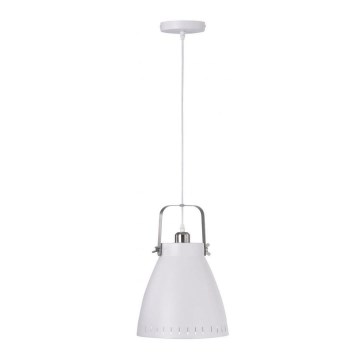 Leuchten Direkt 11059-16 - Lustra ar auklu EVA 1xE27/60W/230V d. 21,5 cm balta