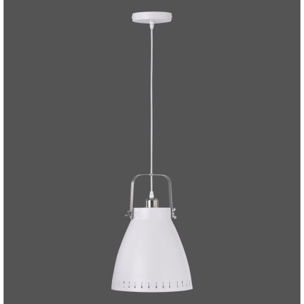 Leuchten Direkt 11059-16 - Lustra ar auklu EVA 1xE27/60W/230V d. 21,5 cm balta