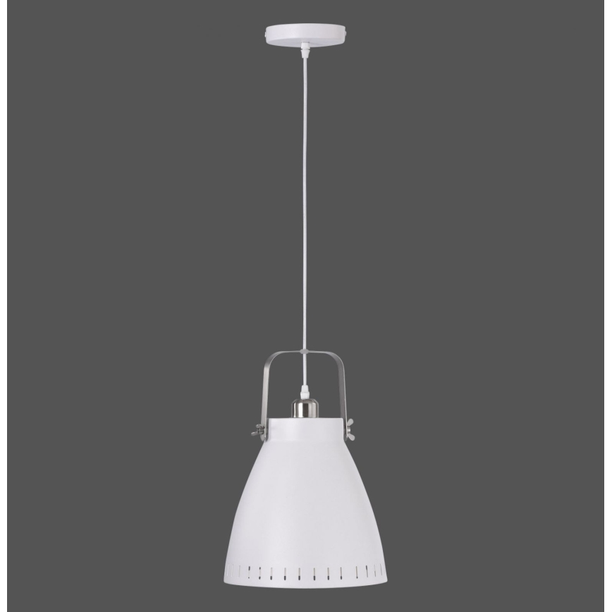 Leuchten Direkt 11059-16 - Lustra ar auklu EVA 1xE27/60W/230V d. 21,5 cm balta