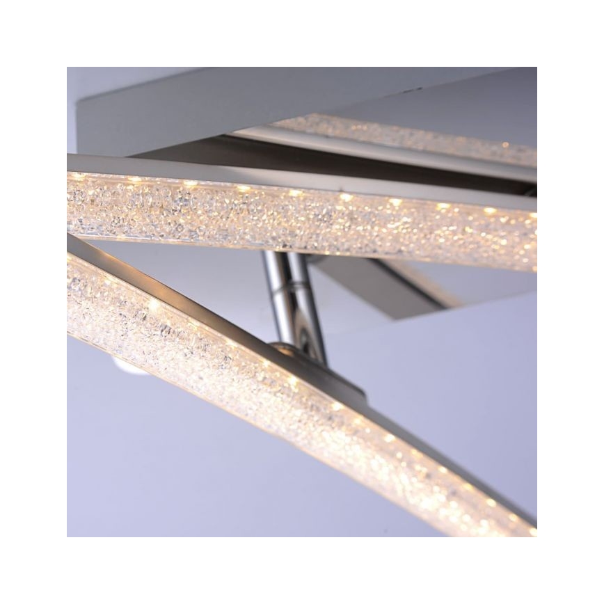 Leuchten Direkt 11290-17 - LED Virsapmetuma lustra SIMON 2xLED/5W/230V spīdīgs hroms