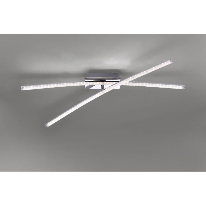 Leuchten Direkt 11292-17 -LED Virsapmetuma lustra SIMON 2xLED/8W/230V spīdīgs hroms