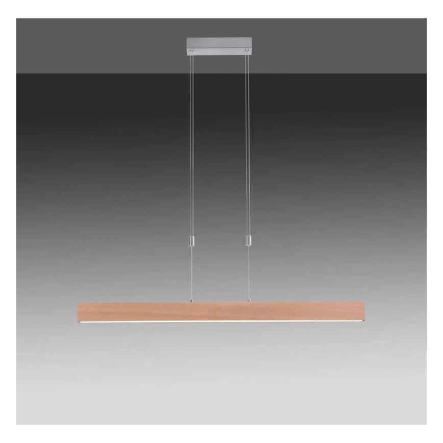 Leuchten Direkt 11420-78 - LED Aptumšojama griestu gaismeklis uz auklas AMANDA LED/30W/230V
