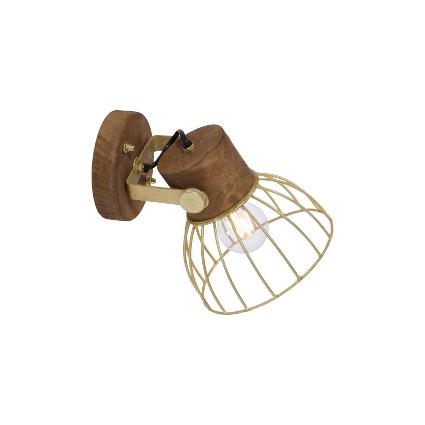Leuchten Direkt 11486-60 - Sienas starmetis ALAMI 1xE27/25W/230V mango koks