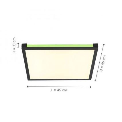 Leuchten Direkt 11621-18 - LED RGB Aptumšojams griestu gaismeklis MARIO LED/24W/230V 2700-5000K + TP