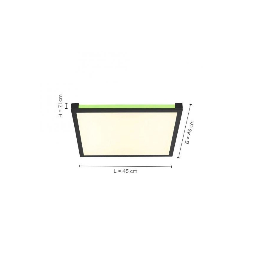 Leuchten Direkt 11621-18 - LED RGB regulējams griestu gaismeklis MARIO LED/24W/230V 2700-5000K + tālvadības pults
