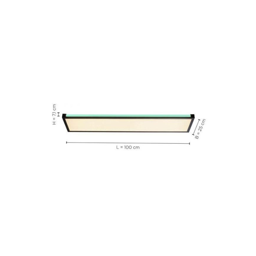 Leuchten Direkt 11622-18 - LED RGB Aptumšojams griestu gaismeklis MARIO LED/29W/230V 2700-5000K + tālvadības pults