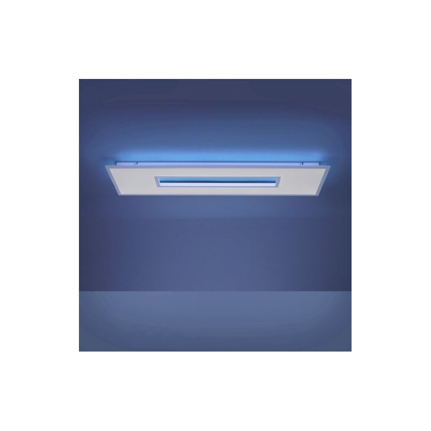 Leuchten Direkt 11646-16 - LED RGB Aptumšojams griestu gaismeklis RECESS 1xLED/41W/230V + 1xLED/7,5W + tālvadības pults