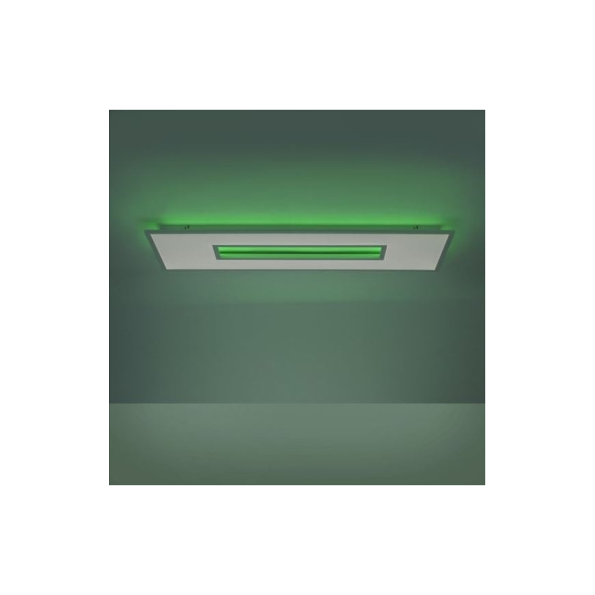 Leuchten Direkt 11646-16 - LED RGB Aptumšojams griestu gaismeklis RECESS 1xLED/41W/230V + 1xLED/7,5W + tālvadības pults