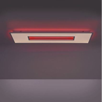 Leuchten Direkt 11646-16 - LED RGB aptumšojams griestu gaismeklis RECESS LED/41W/230V + LED/7,5W + tālvadības pults