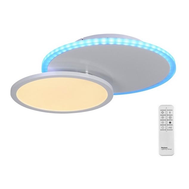 Leuchten Direkt 11662-16 - LED RGB Aptumšojama griestu lampa ARENDA LED/21W/230V + tālvadības pults