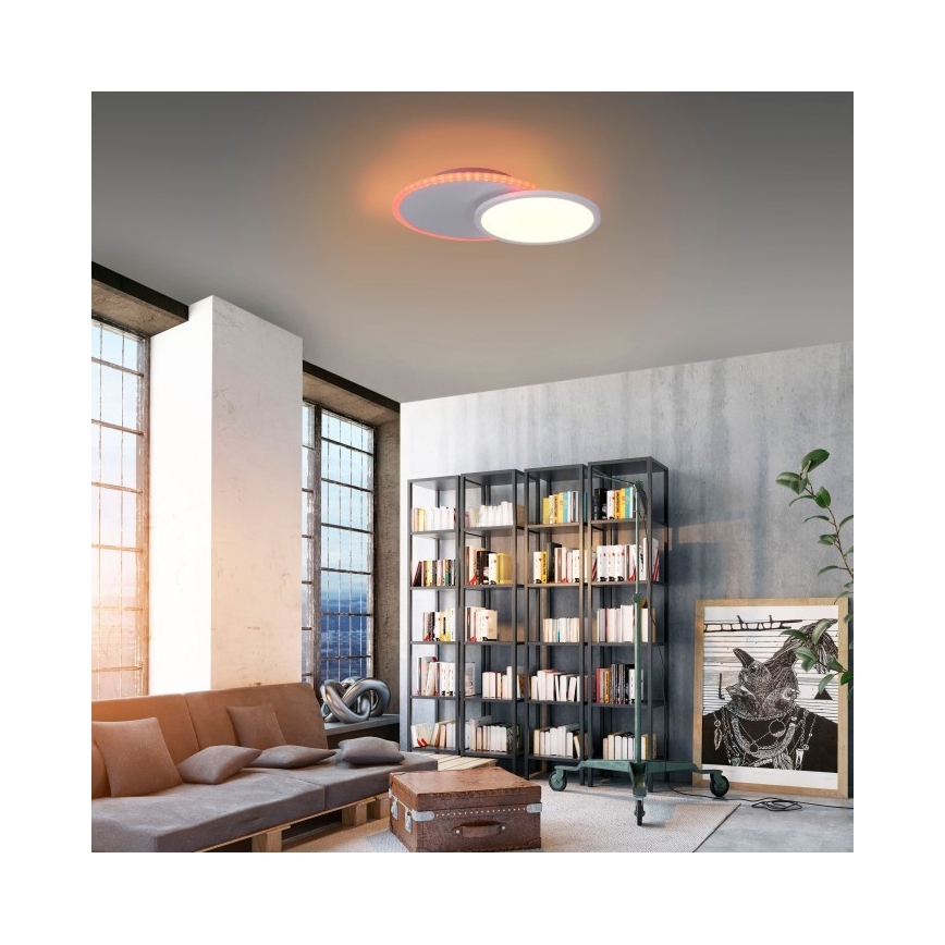 Leuchten Direkt 11662-16 - LED RGB Aptumšojama griestu lampa ARENDA LED/21W/230V + tālvadības pults