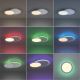 Leuchten Direkt 11662-16 - LED RGB Aptumšojama griestu lampa ARENDA LED/21W/230V + tālvadības pults