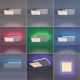Leuchten Direkt 11663-16 - LED RGB Aptumšojama griestu lampa ARENDA LED/22W/230V + tālvadības pults