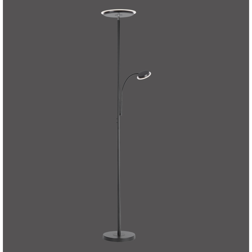 Leuchten Direkt 11709-18 - LED Aptumšojama grīdas stāvlampa HANS LED/22W/230V + LED/4W