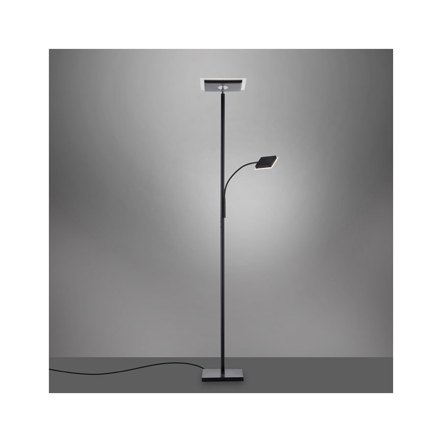 Leuchten Direkt 11710-18 - LED Aptumšojama grīdas stāvlampa HANS LED/21,5W/230V + LED/4W