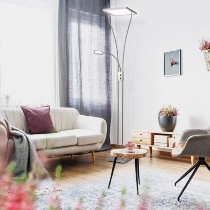 Leuchten Direkt 11722-55 - Aptumšojama LED lampa MARIAN LED/33,5W/230V + LED/3,6W