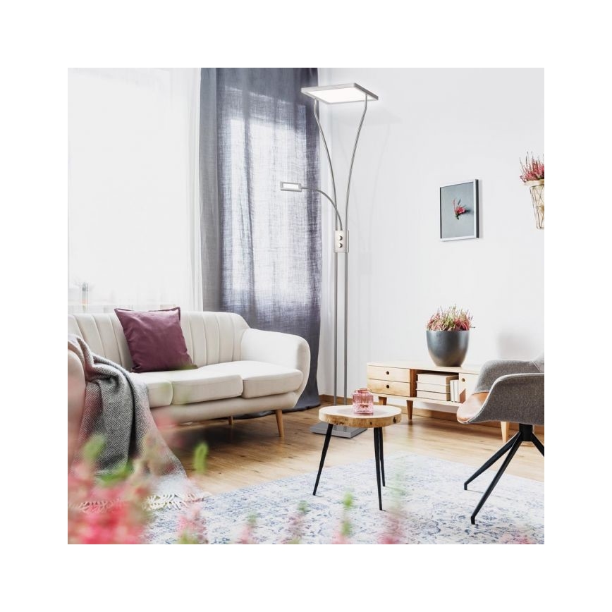 Leuchten Direkt 11722-55 - Aptumšojama LED lampa MARIAN LED/33,5W/230V + LED/3,6W