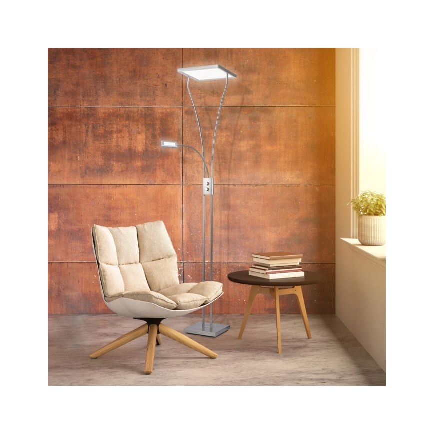 Leuchten Direkt 11722-55 - Aptumšojama LED lampa MARIAN LED/33,5W/230V + LED/3,6W