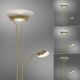 Leuchten Direkt 11730-60 - LED Aptumšojama grīdas stāvlampa ZAHARA LED/16W/230V + LED/5W