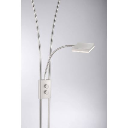 Leuchten Direkt 11776-55 - LED Aptumšojama grīdas lampa HELIA LED/16,8W/230V + 2xLED/3,8W