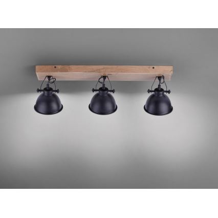 Leuchten Direkt 11983-18 - Lampa SAMIA 3xE14/40W/230V melns