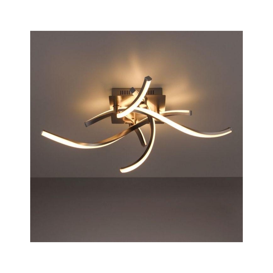 Leuchten Direkt 11995-55 - LED RGB Aptumšojama virsapmetuma lustra SWING LED/24,4W/230V 2700-5000K + tāllvadības pults