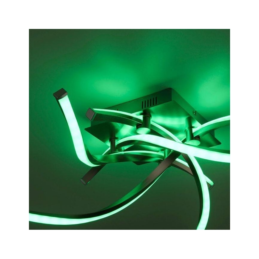 Leuchten Direkt 11995-55 - LED RGB Aptumšojama virsapmetuma lustra SWING LED/24,4W/230V 2700-5000K + tāllvadības pults