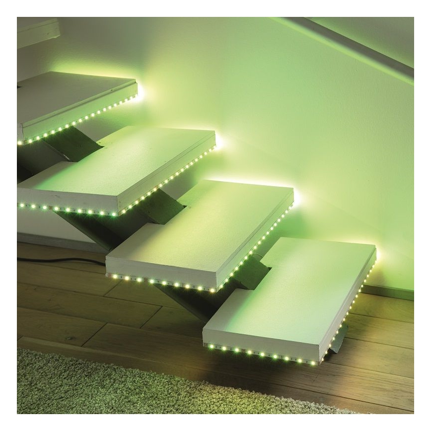 Leuchten Direkt 1210-70-BH - LED RGB Aptumšojama josla TEANIA 3m 16,2W/12/230V + tālvadības pults